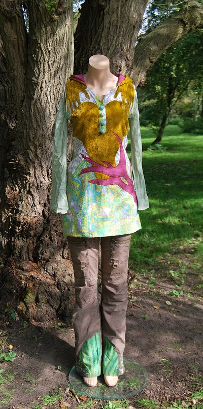 Schmanenkleid und Hose